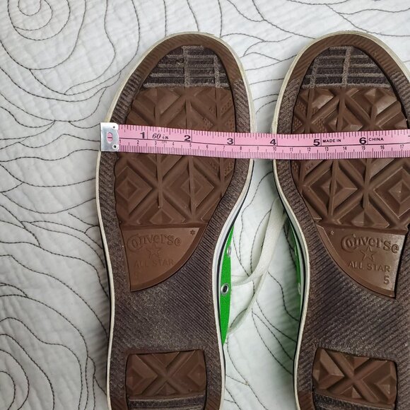 *RARE* Sample CONVERSE Green Two Toned Low Top - Picture 12 of 12